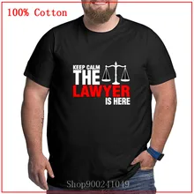 Keep Calm The Lawyer Is Here For Men Tee Shirt повседневные пользовательские