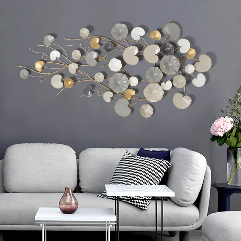 Европейская Подвеска из кованого железа настенное украшение для гостиной фон