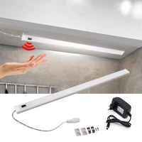 hand sweep switch led light kitchen night light 304050cm sensor led strip light portable cupboard under cabinet light dc12v