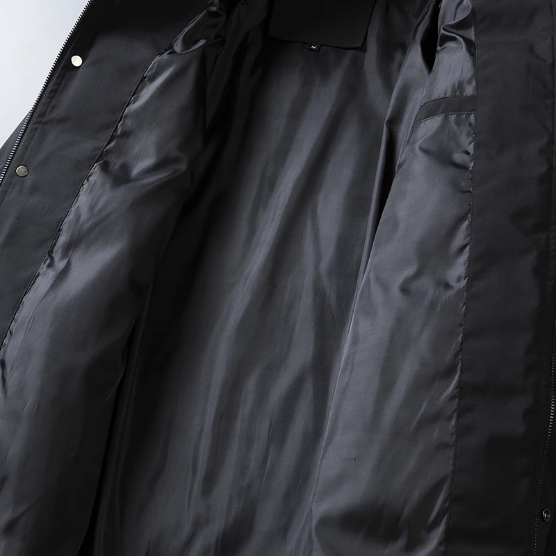 Thick Winter Mens Long Jacket Hooded Male Parkas Coat Casual Print Cotton Jackets Men Clothing Warm Zipper Jacket Man -15 Degree