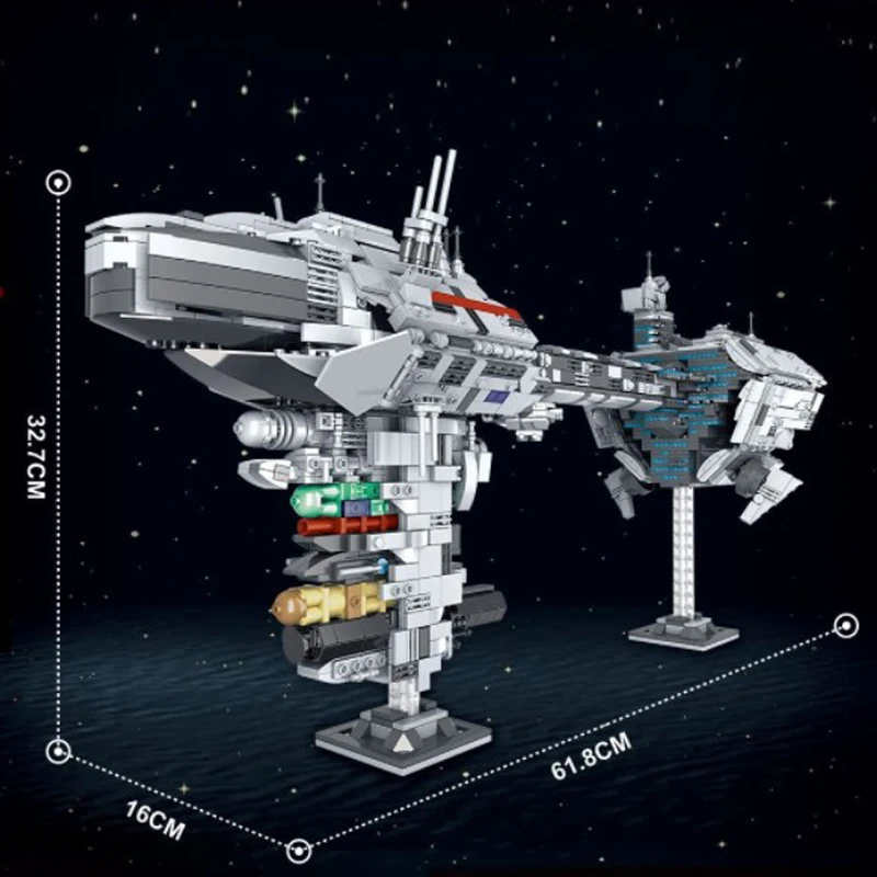 

NEW MOC Star Space Ship Series Wars Building Blocks EF76 Nebulon-B Escort Frigate Model Assemble Bricks Kids Educational Toys