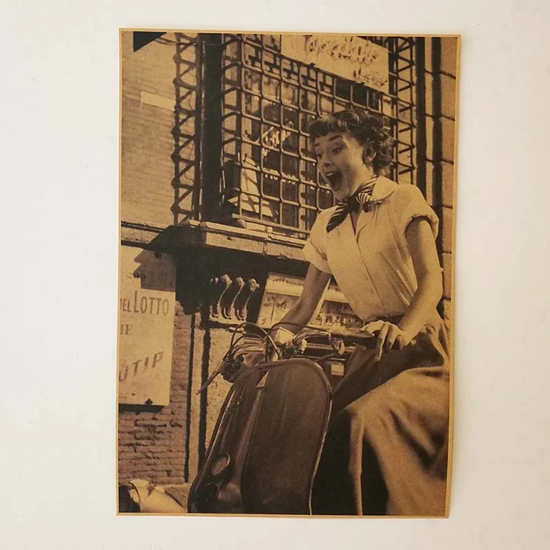 A3 Размер знаменитый фильм и актриса Ретро плакат крафт-бумага бумажный