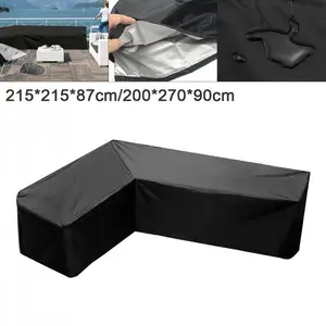 Покрывало прямоугольное из ротанга, водонепроницаемое, пылезащитное, для сада, угловой мебели