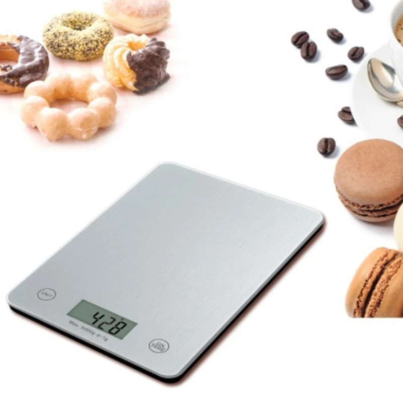 

652A Digital Kitchen Scale Electronic Battery Powered Cooking Baking Food Scale Tool