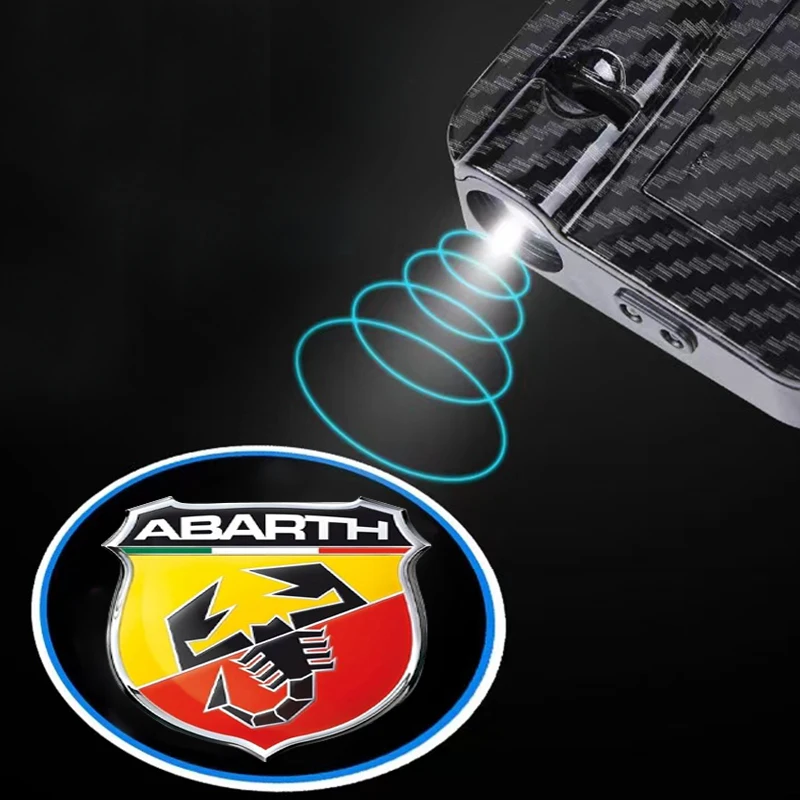 1/2 шт. светодиодный лазерный проектор из углеродного волокна для двери