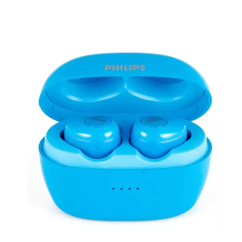 blue Philips SHB2505 HIFI наушники-вкладыши Bluetooth 5,0 интеллектуальное шумоподавление с портативной зарядной коробкой официальный тест - Цвет: blue