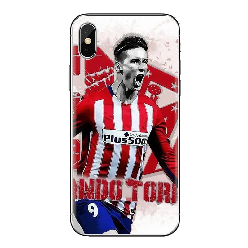Футболист Фернандо Торреса прозрачные чехлы из термопластичного полиуретана