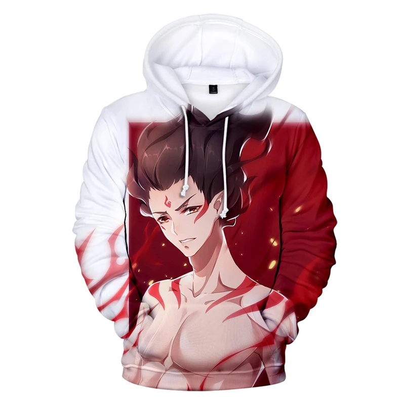 

Anime Ne Zha Red White Hoodies 3D Print Hoodie Chinese Anime Plus Size Men Women Hoodies Sweatshirts 5XL
