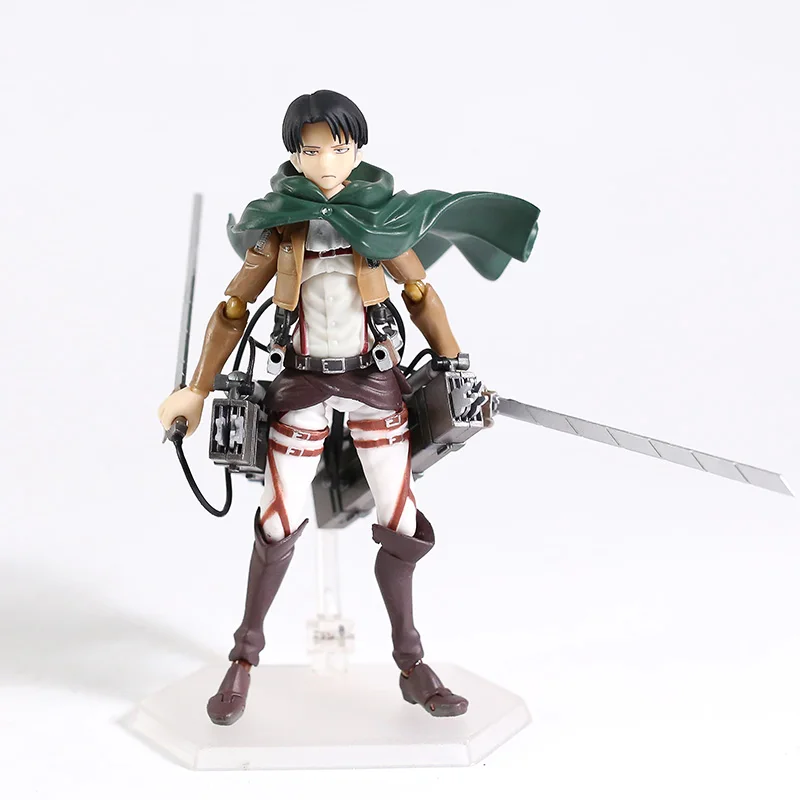 Экшн-фигурка Figma Attack on Titan Eren Jaeger 207 Mikasa Ackerman 203 Levi 213 из ПВХ коллекционная игрушка |