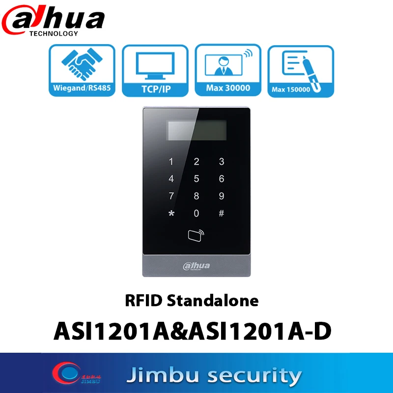 

Dahua Touch code lock RFID Standalone ASI1201A Outdoor electronic lock Touch keyboard and LCD display TCP/IP Dahua Door Lock