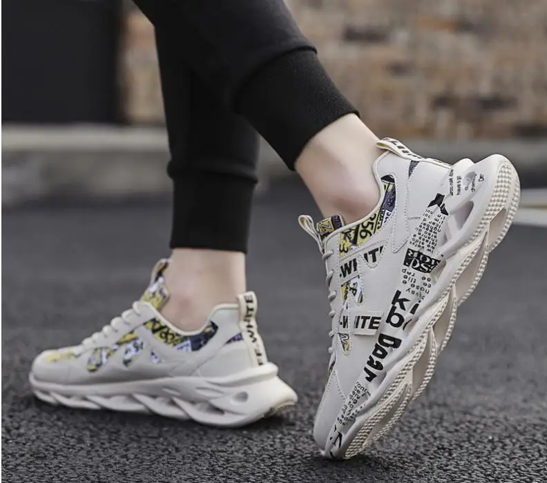 

Z237 sport shoes men sneakers zapatillas hip hop casual letters print air mesh shoes streetwear college walking shoes