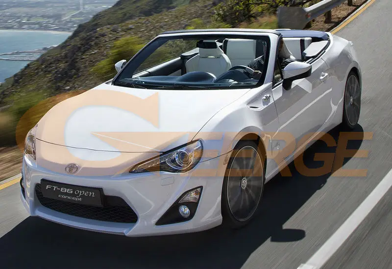 Отличные CCFL ангельские глазки Halo Кольцо Комплект ультра яркий для Toyota FT GT 86 GT86 FT86
