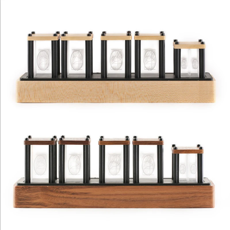 Современные цифровые часы-трубки IPS псевдосветящиеся часы RGB-трубки подарочный