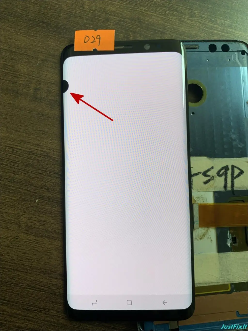 Дефект для samsung Galaxy S9 G960 G960F G960U ЖК-дисплей с сенсорным экраном дигитайзер Super AMOLED - Цвет: D29