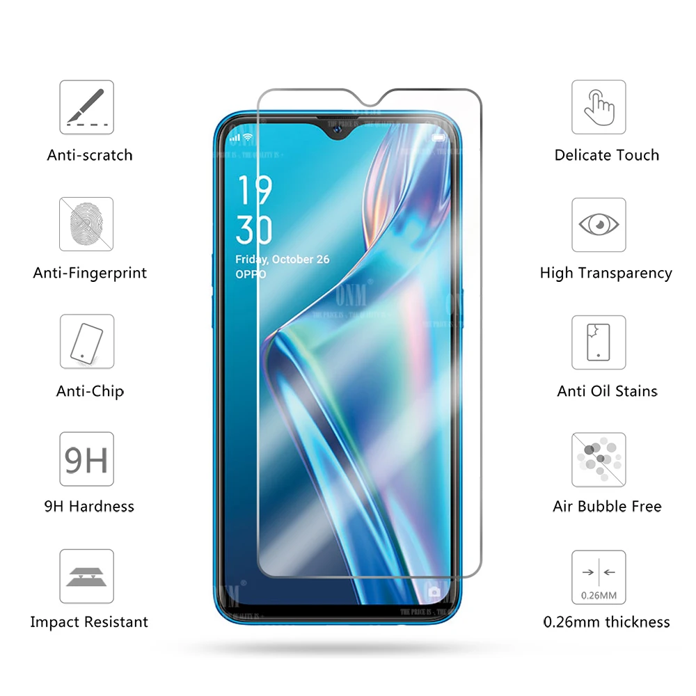 10 шт. закаленное стекло для Oppo A12 A12E A12S Защитная пленка экрана A12e A12S|Защитные