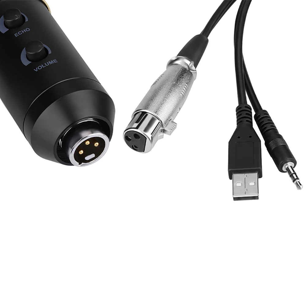 Профессиональный студийный микрофон USB конденсаторный для Звукозаписи С