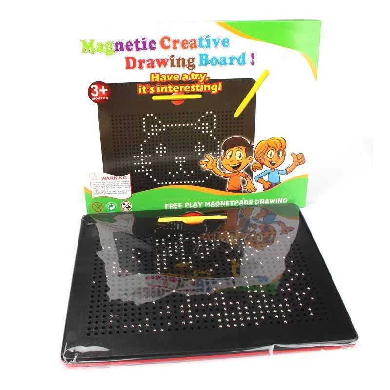 Детская игрушка-пазл Магнитная подставка доска для рисования ручка Шариковая