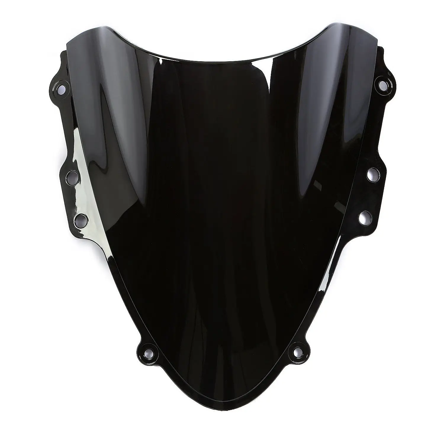 Motorcycle Black Double Bubble Windscreen Windshield Screen ABS Shield Fit For Suzuki GSXR600 GSX-R750 2004-2005 K4