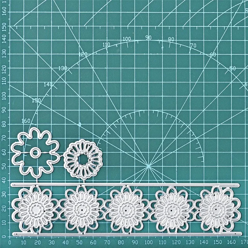 InLoveArts ромашки цветок Рамка Металлическая резка штампы рамка Скрапбукинг