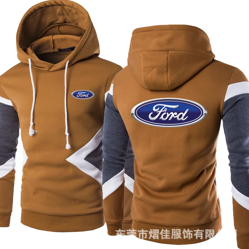 

2020 NEW Print Autumn Men for ford car logo Hoodies Sweatshirt Streetwear Jacket Hooded Tracksuit Pullover