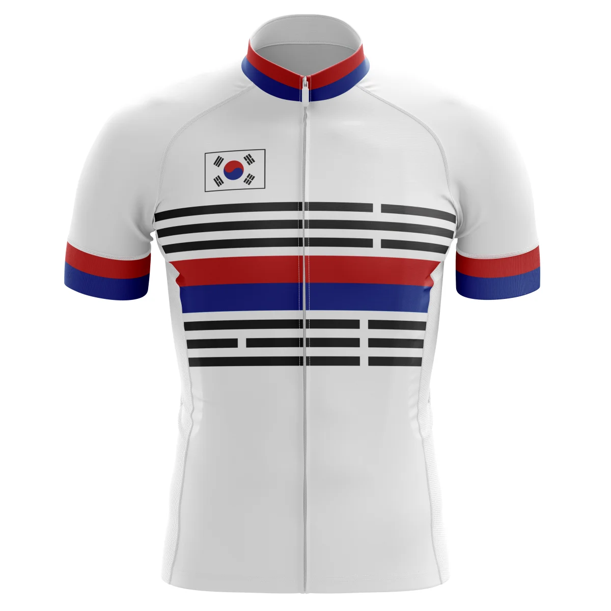 

HIRBGOD 2021 Men Cycling Jersey for Korea White Striped Round-Neck Bicycle Clothing Breathable MTB Maillot Ciclismo,TYZ638-01