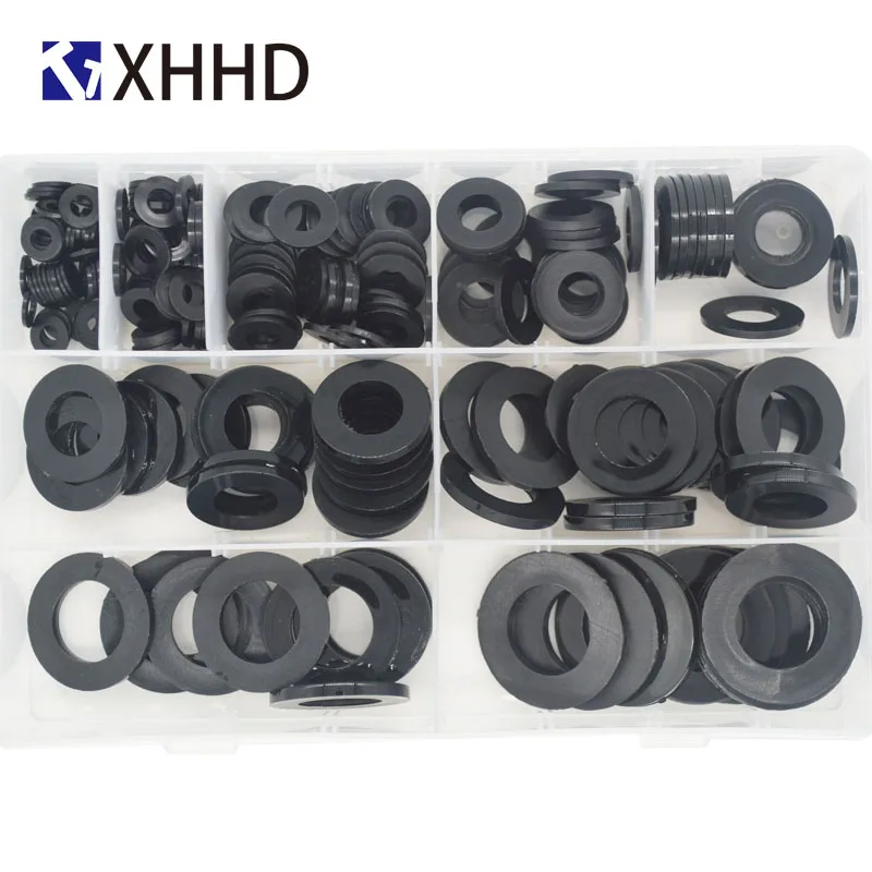 Черные нейлоновые плоские Искусственные пластиковые фотоэлементы накладки M5 M6 M8