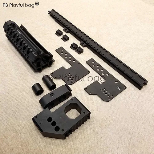 [MP5 Attack head fishbone] водяная пуля игрушка меч голова атака Golgi MP5 набор внешний вид модификация ЧПУ процесс OJ19 - Цвет: head and fishbone
