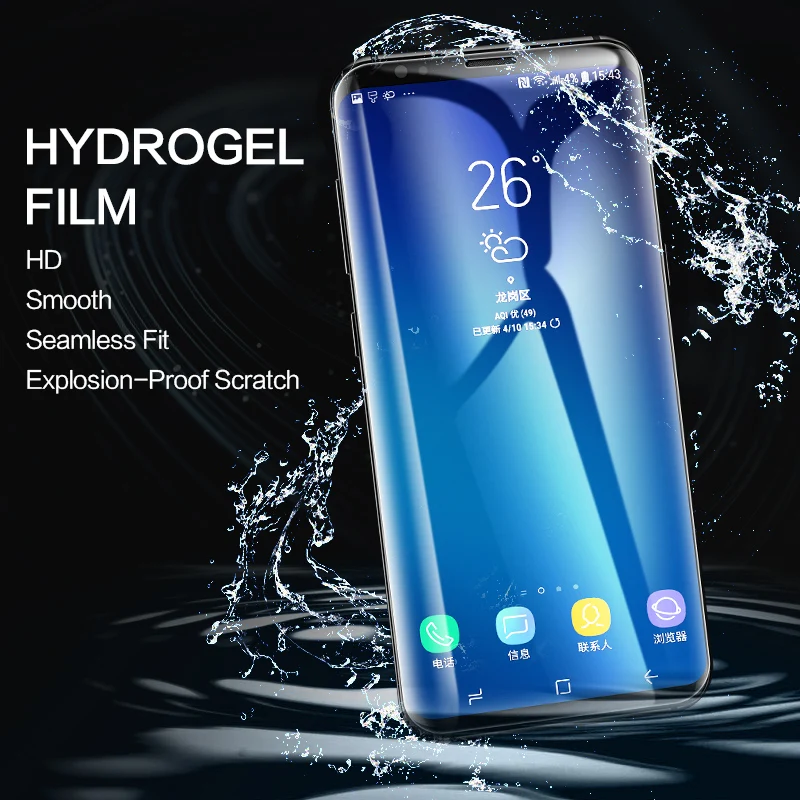 Защитное стекло SmartDevil для Samsung Galaxy S10 9 Note 8 3D полноэкранное HD прозрачное