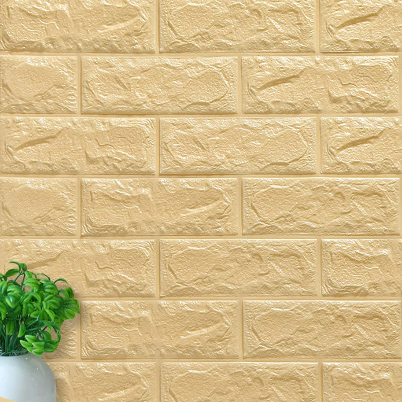 Водонепроницаемая Наклейка на стену влагостойкая кирпичная самоклеящаяся