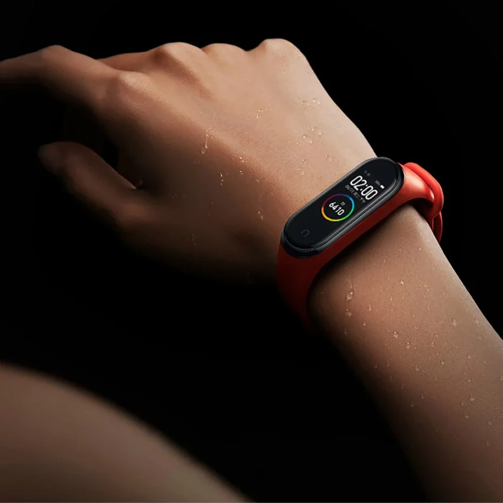 Ремешок сменный для Xiaomi Mi Band 5 6 силиконовый водонепроницаемый браслет из ТПУ Для 4