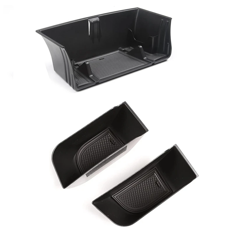 

For Land Rover Defender 2020 2021 Center Console Organizer & Door Storage Box, with Glasses Shelf/Phone Stand/Cards Slot