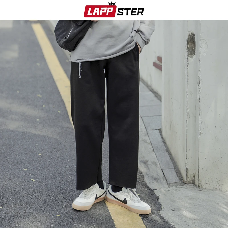 Брюки LAPPSTER мужские с широкими штанинами винтажные хлопковые однотонные