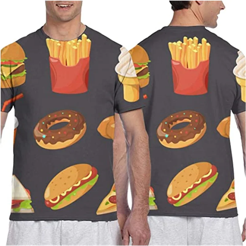 

Mens Unique 3D Double-Sided Stylish T Shirt retro t shirt harajuku