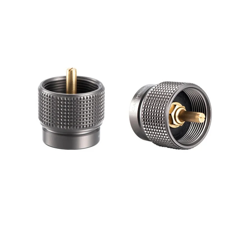 

Outdoor Camping Stove Adapter Propane Tank Adapter With 2 Conversion Head Camp Furnace Converter Connector