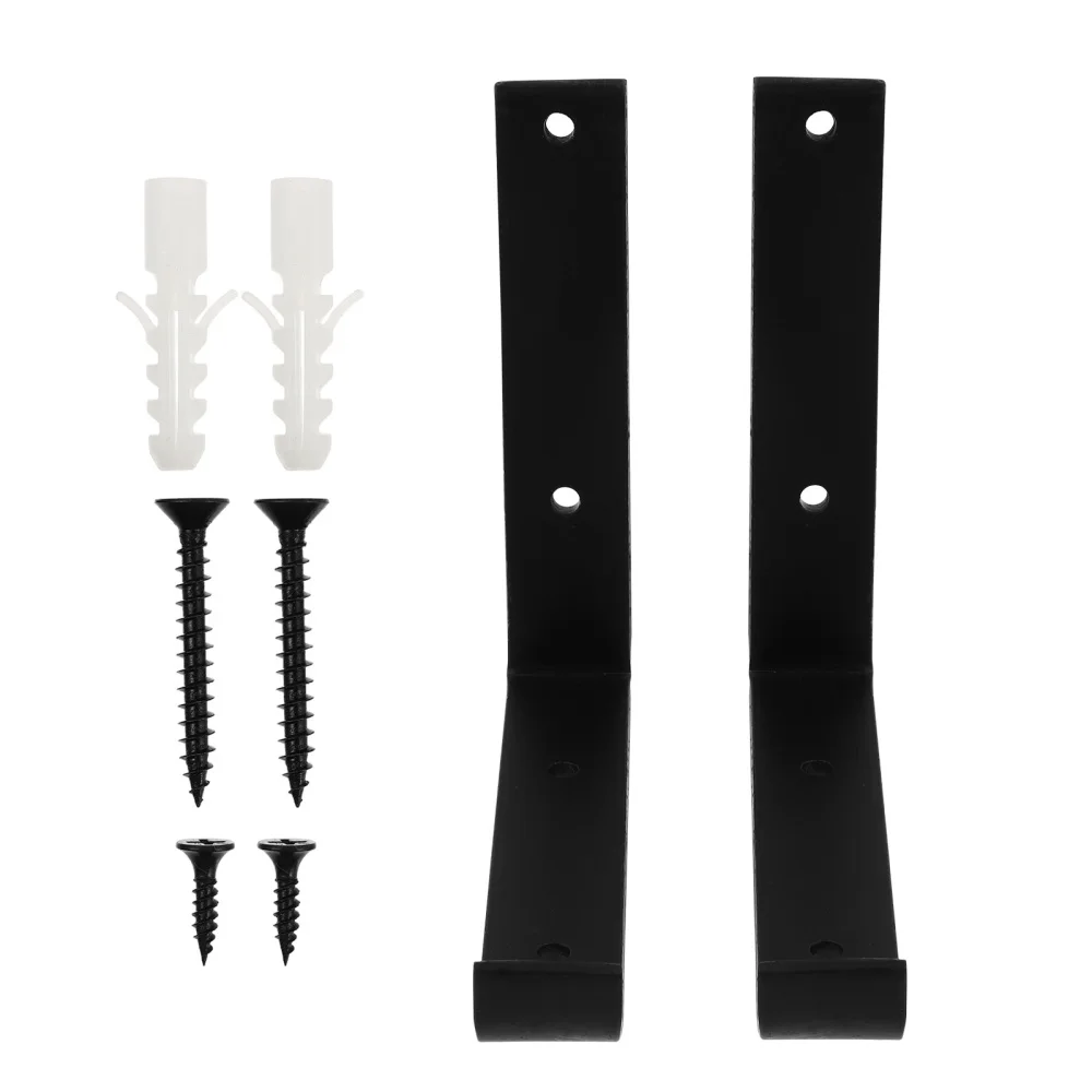 

1 Pair Heavy Duty Floating Shelf Bracket Carbon Steel Floating Shelf for Home