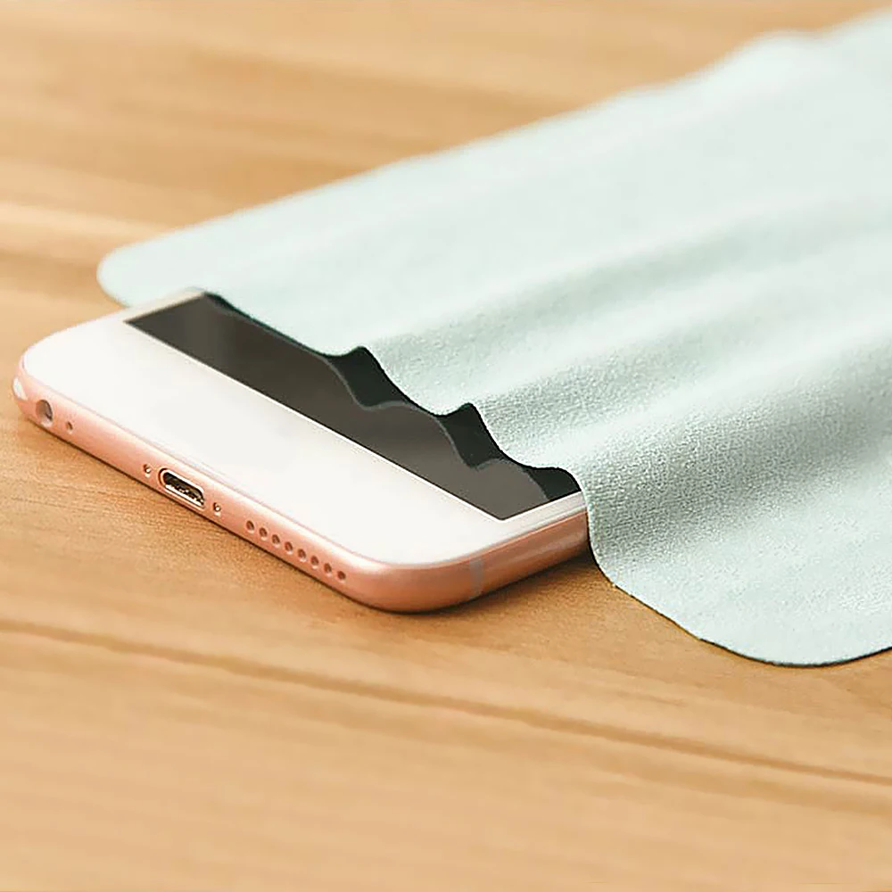 10 pcslots eyeglasses chamois glasses cleaner 150175mm microfiber glasses cleaning cloth for lens phone screen cleaning wipes free global shipping