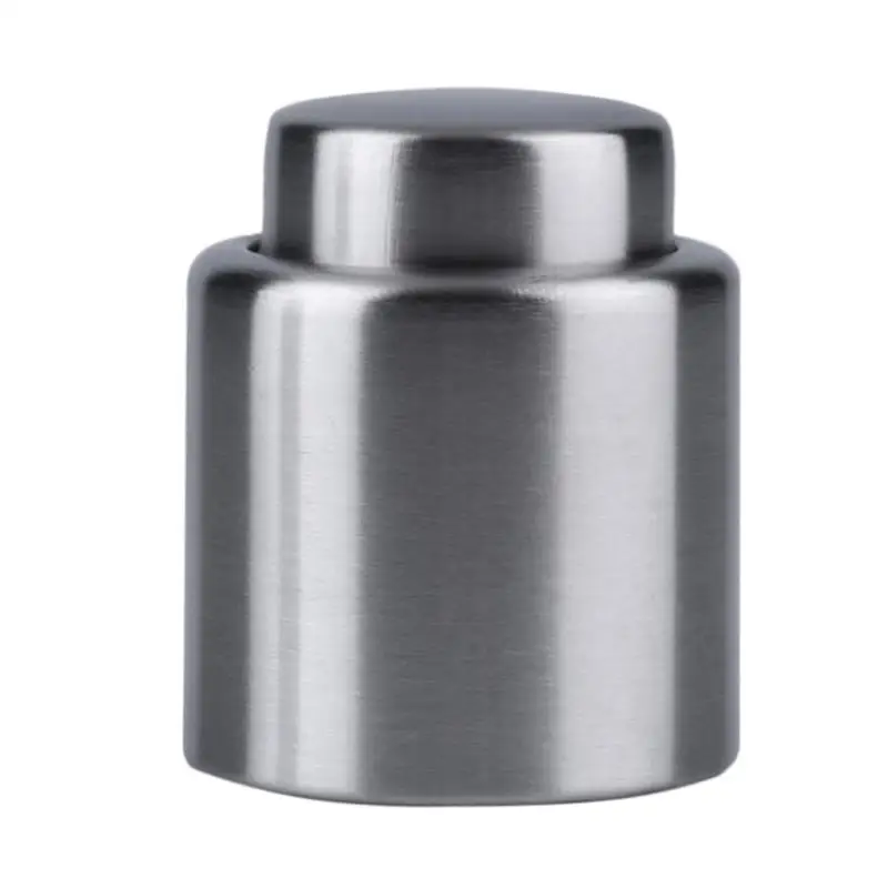 

Stainless Steel Wine Bottle Stopper Vacuum Red Wine Cap Fresh Keeper Bottle Cover Sealer Bar Tools Kitchen Accessories