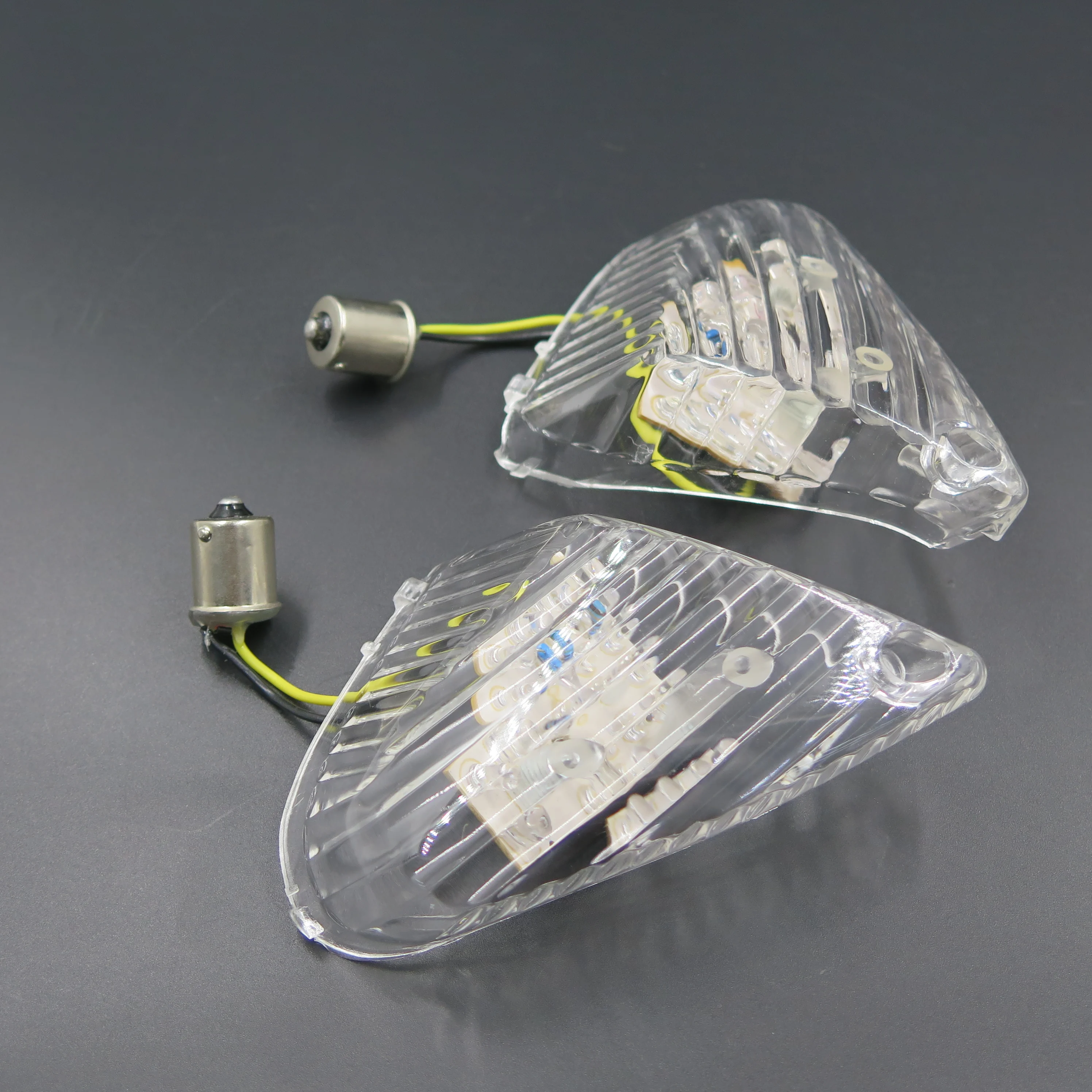 Aftermarket Бесплатная доставка Мотоцикл Запчасти прозрачный светодиодный