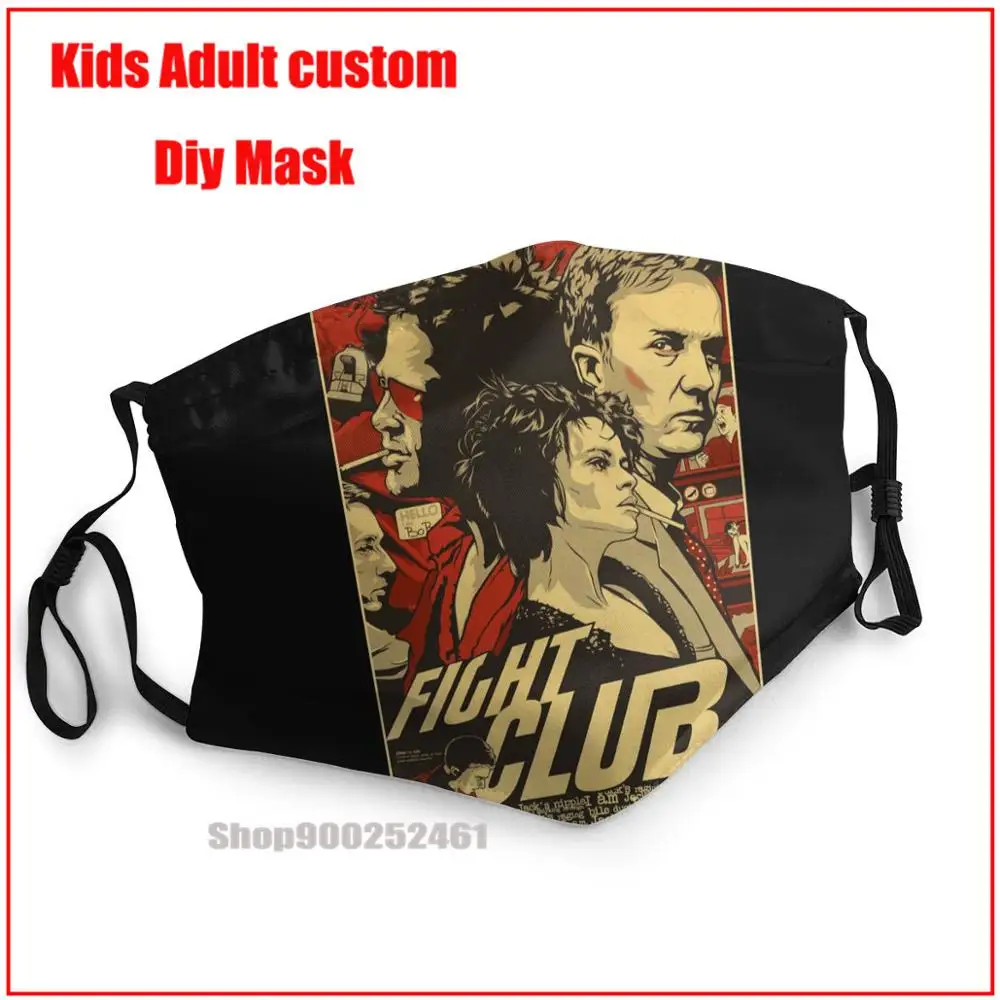 

Модная моющаяся многоразовая маска для лица в стиле фильма «сделай сам»