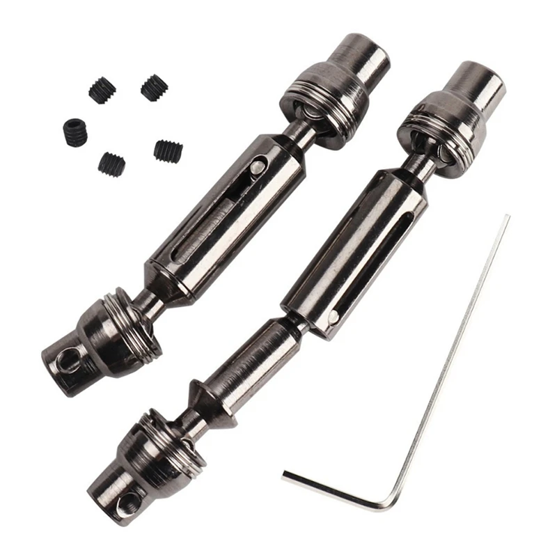 RC Car Accessories Transmission Drive Shaft for WPL B1 B16 B24 B36 C1 C24 C34 JJRC Q60 Q61 Q65 MN 90 Parts Silver | Игрушки и хобби