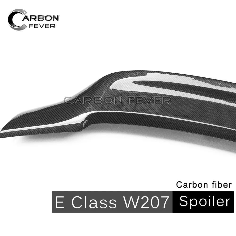 Для C207 задний спойлер из углеродного волокна крыло E Class Coupe E200 E250 E300 2010 2017|spoiler