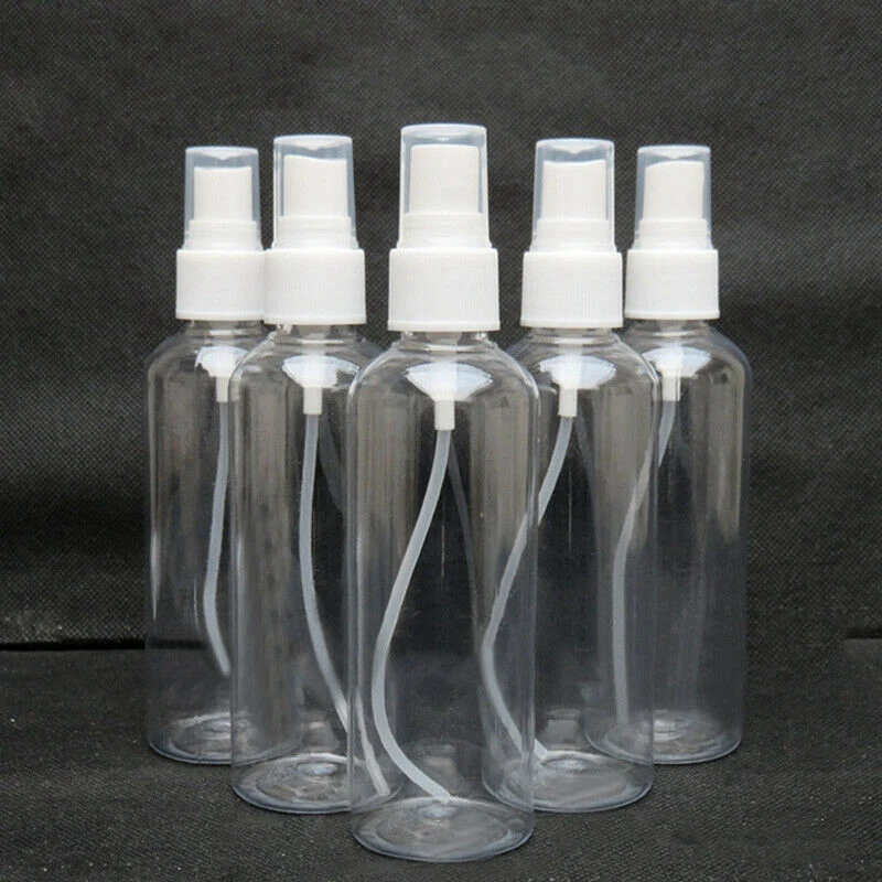 

50PCS 100 Ml Transparent Plastic & 50 Pieces 50Ml Spray Bottles