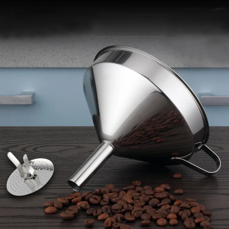 304 Воронка для фильтра из нержавеющей стали утечка масла инструмент упаковки