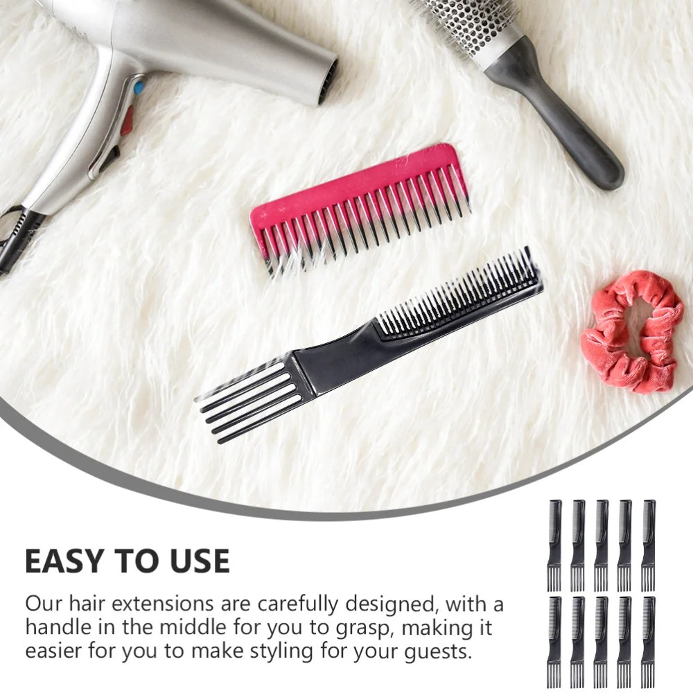 

10Pcs Multifunction Comb Smooth Hair Pick Hair Combs Hair Styling Tool