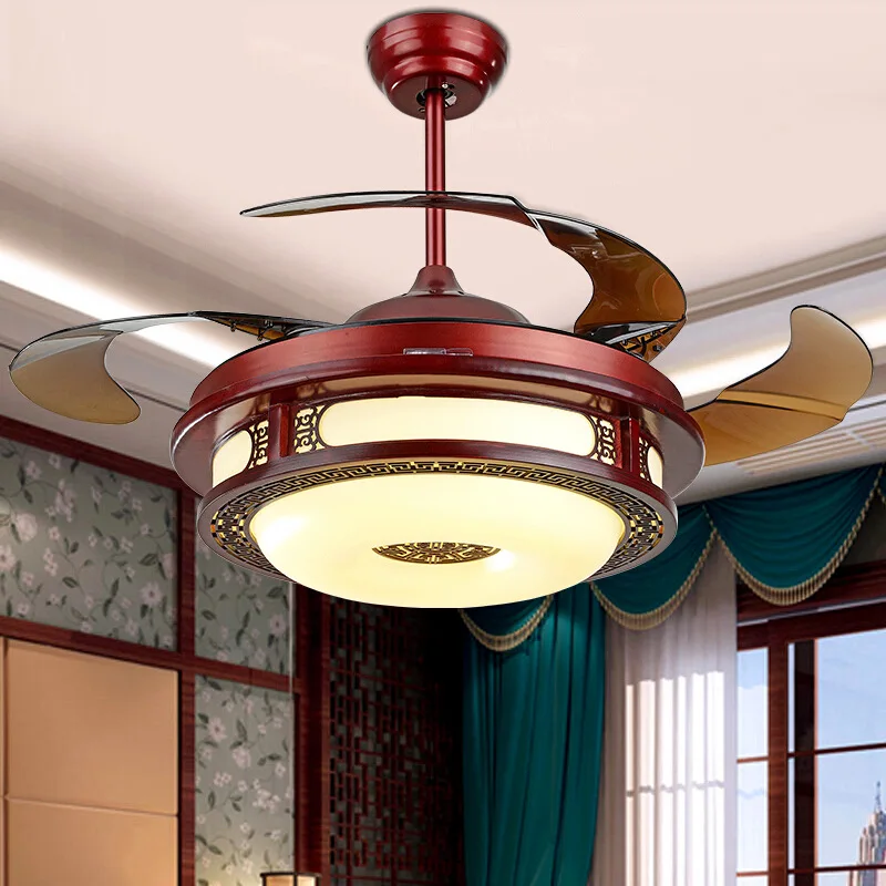 Новая китайская лампа-невидимка для потолочного вентилятора лампа ресторана