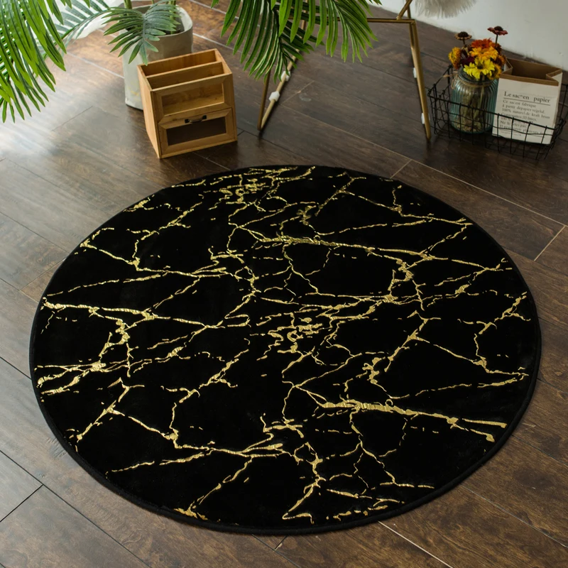 

Round Soft Girls Room Rug Fluffy Area Rug for Living room Nursery Home Decor Floor Carpet Non Slip Carpet Washable Floor Rug Mat