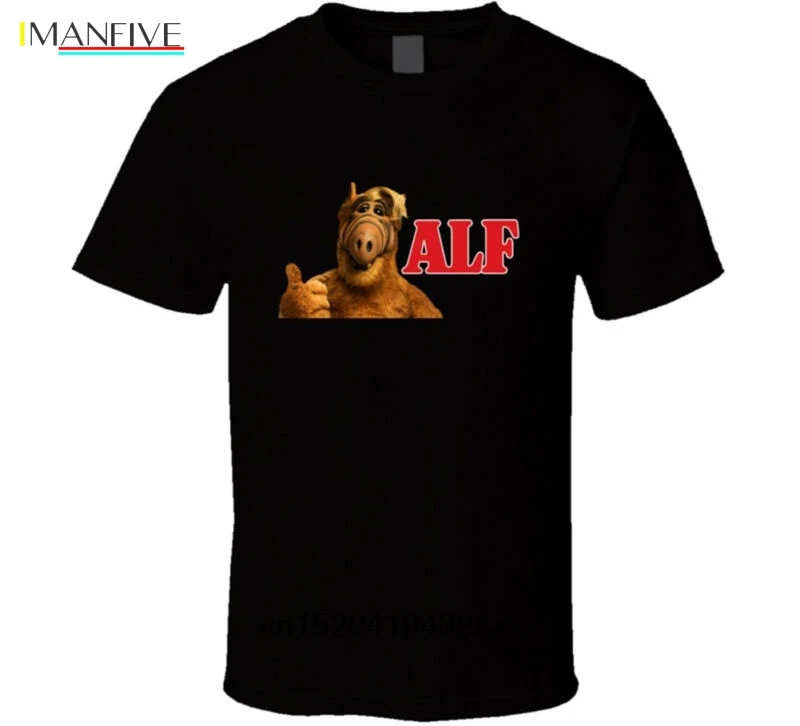 Мужская футболка Alf ТВ шоу Ретро животная жизнь инопланетянин Винтаж Забавный