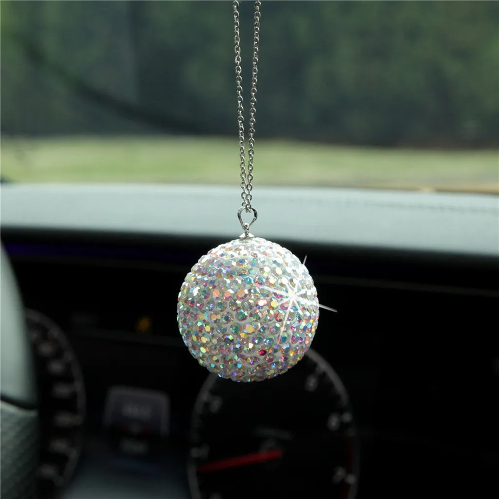 Подвеска для автомобиля Bling Crystal Ball Орнамент подвесные автомобильные гаджеты и