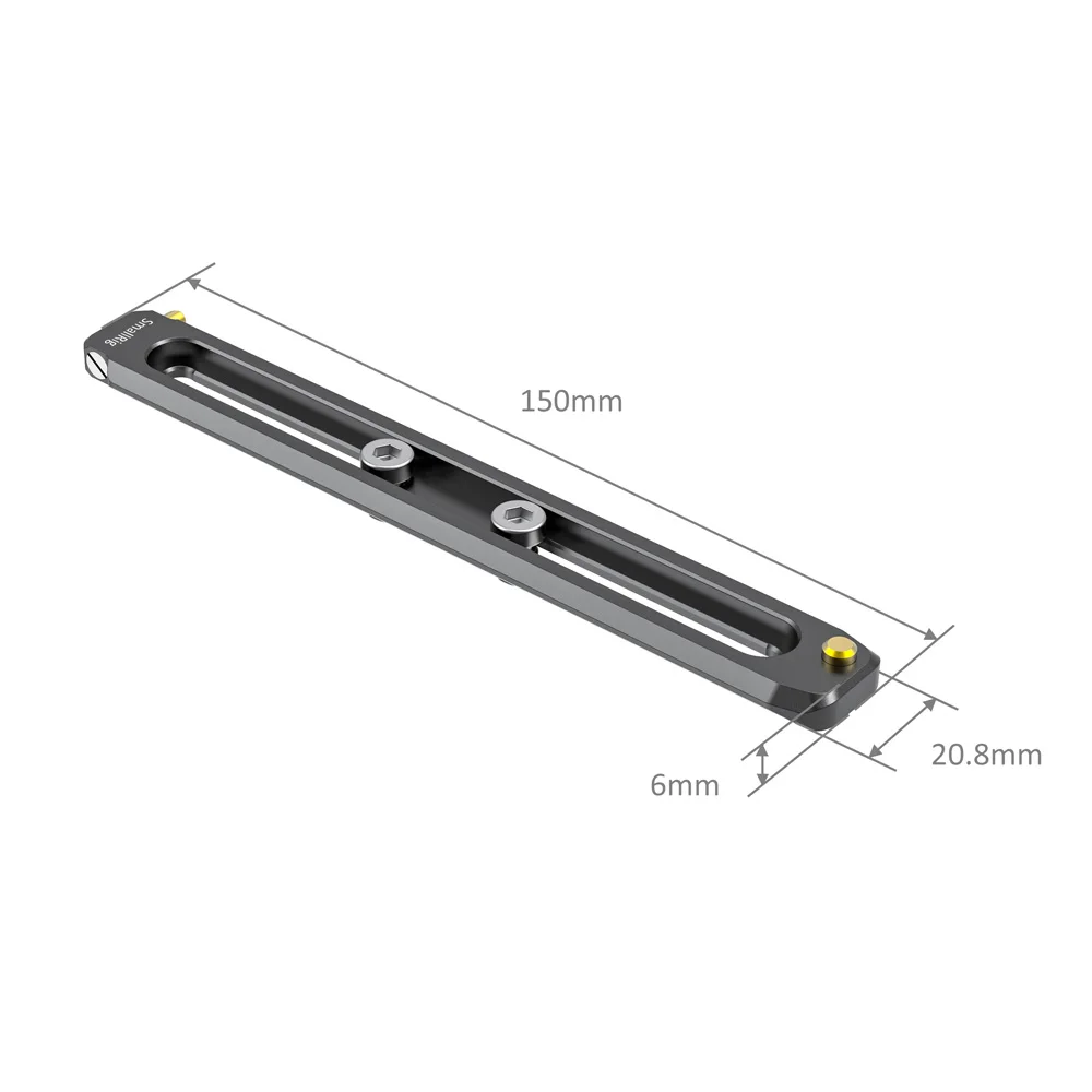 SmallRig 150mm Long NATO Rail 6mm Thick Quick Release Nato With 1/4&quot-20 Mounting Hole For Clamp/Handle-2486 | Электроника