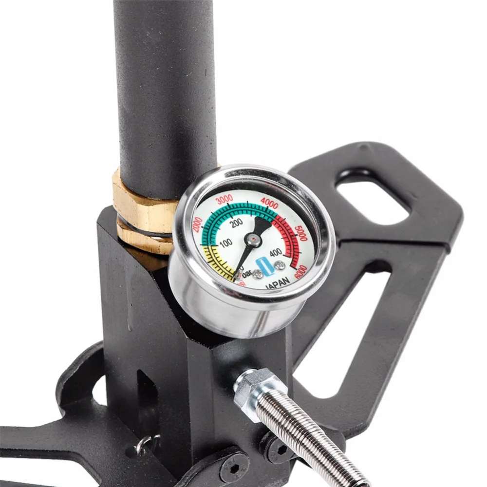 Hi-pressure 4500/6000 psi воздушный насос PCP пистолет ручной насос стремя зарядка газовый указатель фильтра клапан шланг для надувной каяк шины